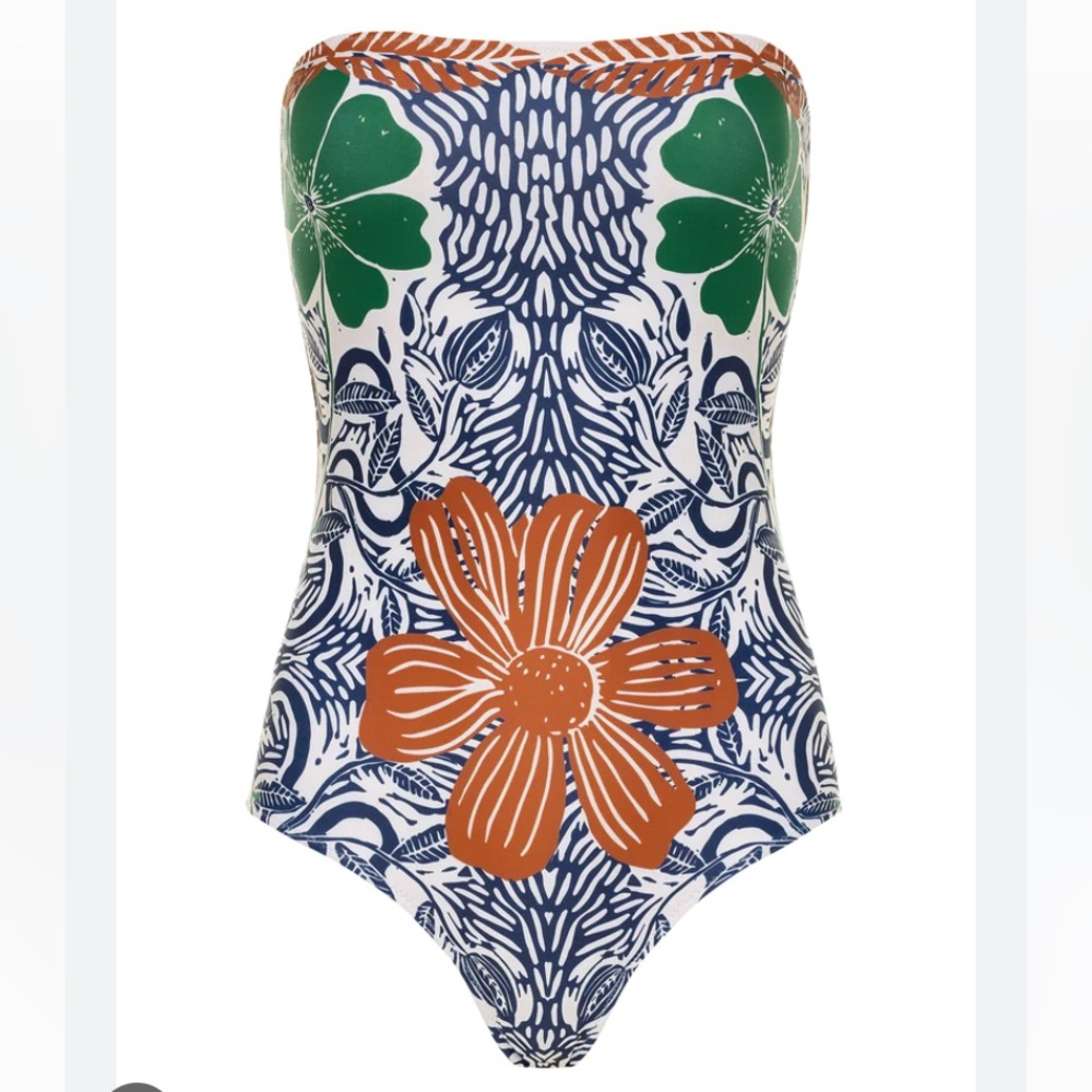 Size Small, Carolina K one piece patterned swimsuit